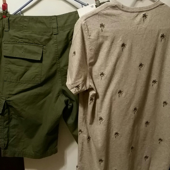 Cargo shorts + T shirt Set goodfellow & co. NWT. - Picture 4 of 8